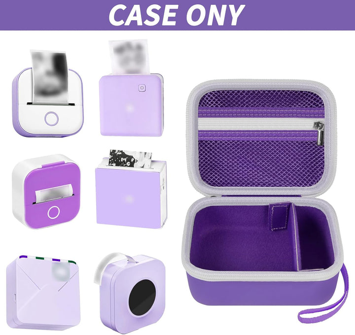 Mini Drucker Tasche für Memoking T02/ für Phomemo M02/ M02S/ M02 Pro/ Q30S/ für Ponek Mini Pocket Dr