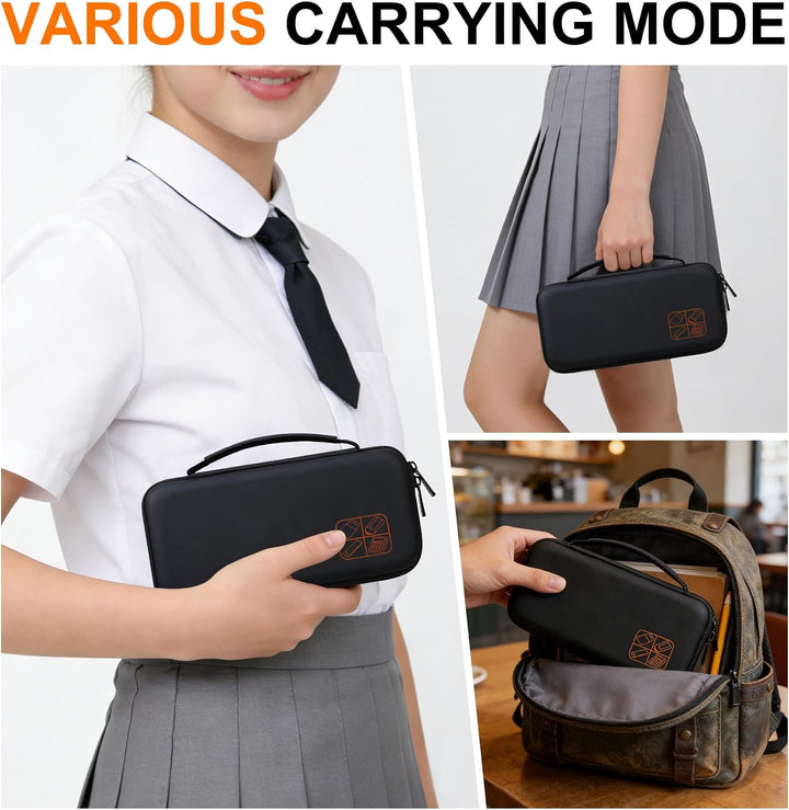 BOVKE Hard PU Graphing Calculator Carrying Case für Texas Instruments TI-30XS Multiview/TI-34 Multiv