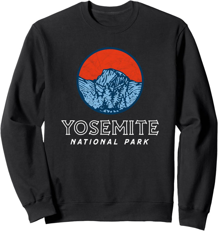 Vintage Yosemite National Park Eighties Graphic Badge Sweatshirt