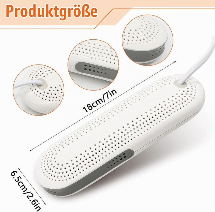 Idota Schuhtrockner Elektrisch, Schuh Trockner Tragbarer, Elektrischer Schuhtrockner mit 3 Modi Time