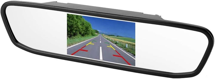 Auto-Rückspiegel-Monitor 4,3 Zoll HD-TFT-LCD 480x272 Pixel mit Dual-Videoeingang AV1/AV2 für Kfz und