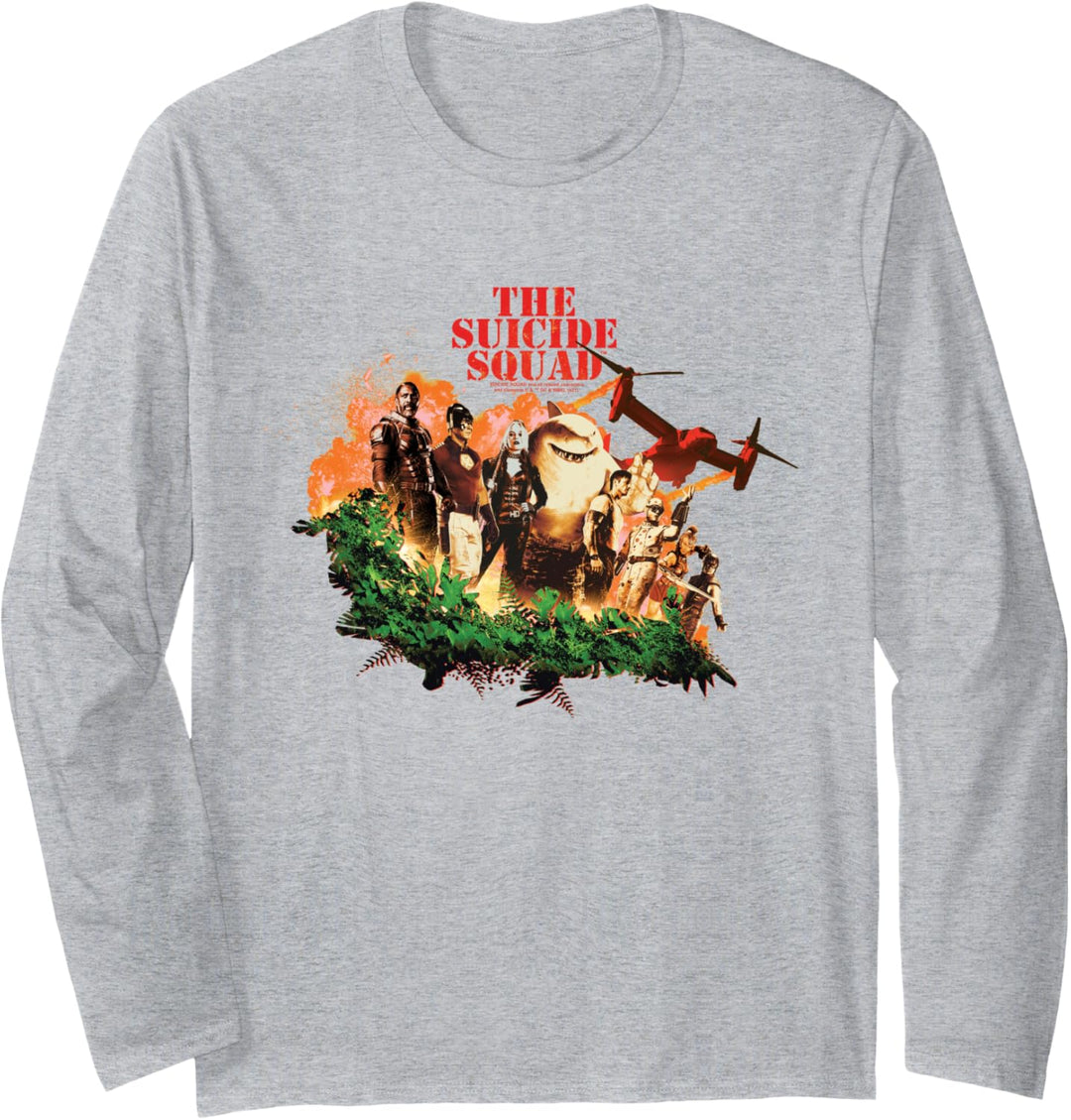 The Suicide Squad Squad Explosions Langarmshirt