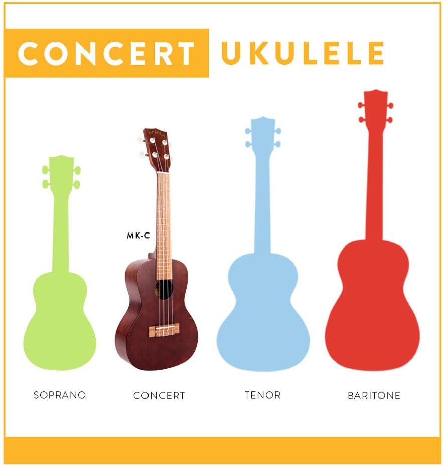 Kala Makala MK-C Ukulele Concerto, natürliche Farbe, Natur Single, Single