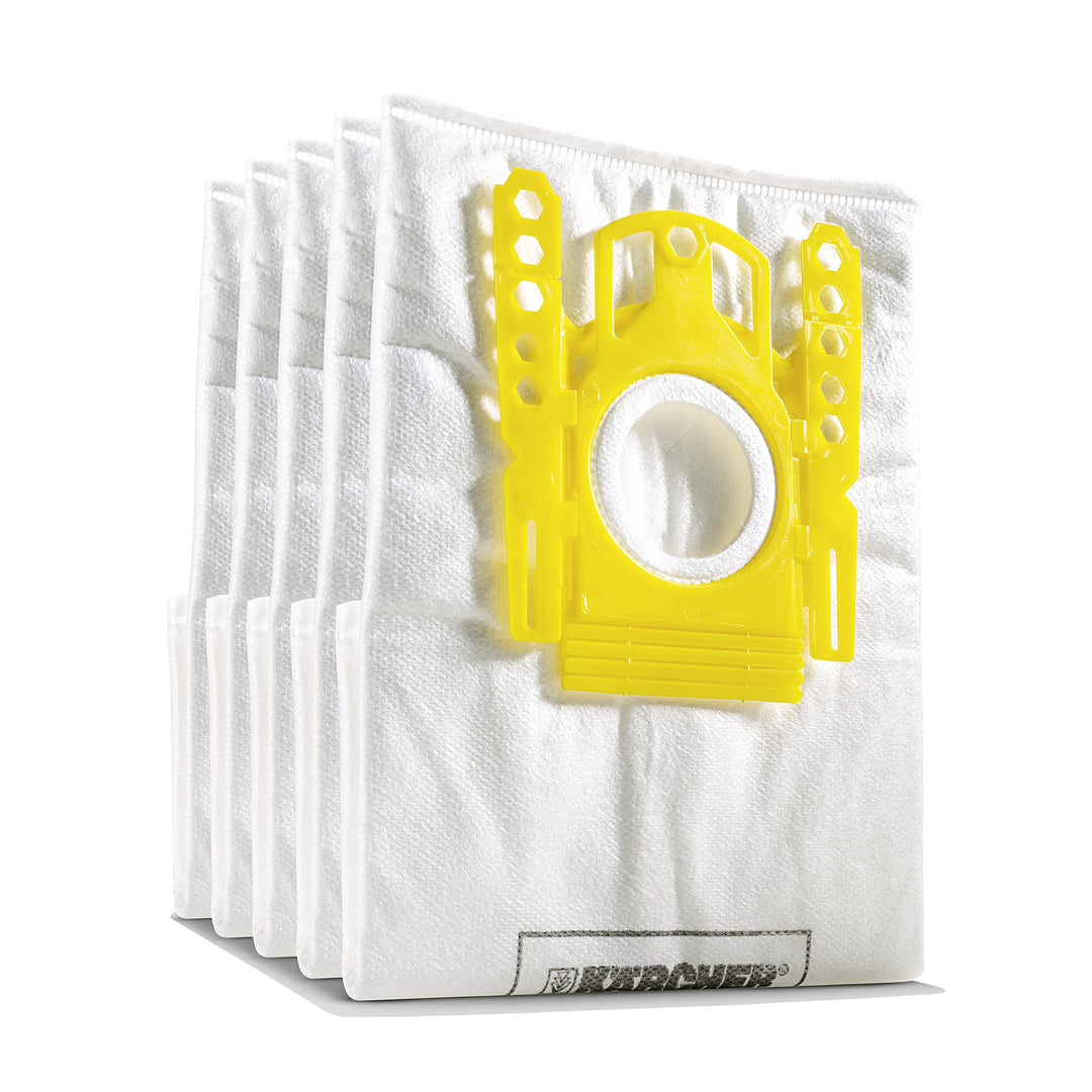 Kärcher 6.904-329.0 Filterbeutel Ersatz (5 stück), 1 - Pack Weiss / Gelb 1 - Pack, Weiss / Gelb 1 -