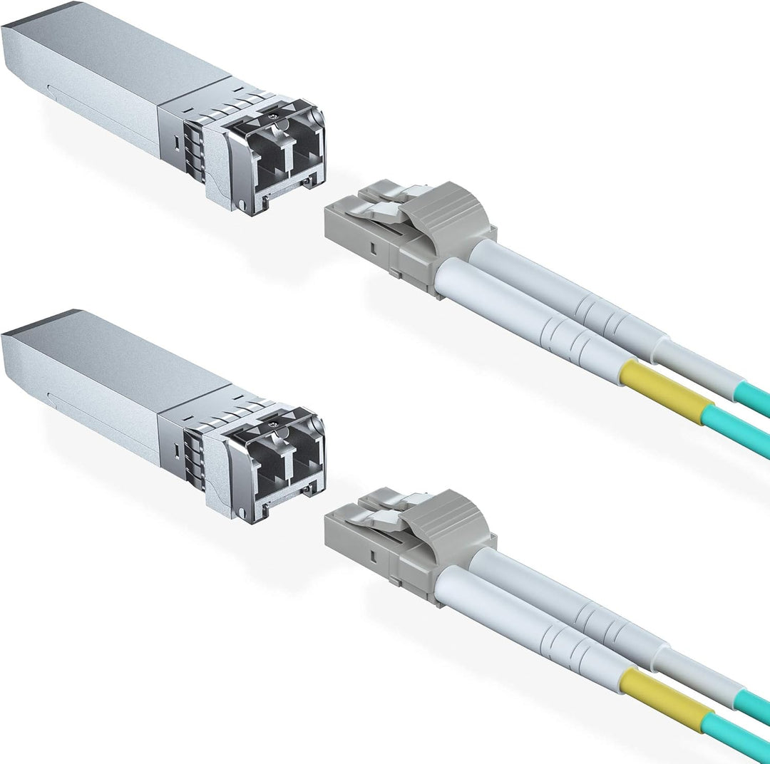 für Ubiquiti Unifi UF-MM-10G, 10GBASE-SR SFP+ Transceiver, 10G SFP+ zu LC Multimode Glasfasermodul a
