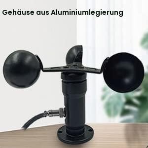 Windgeschwindigkeitssensor 4-20 mA Feuchtigkeitsbeständiger Anemometer mit hochwertigem Luftfahrtkab