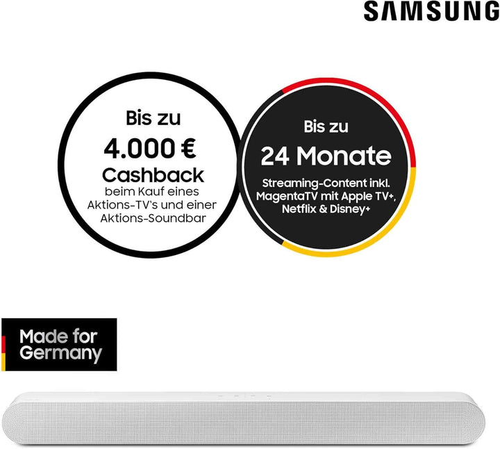 Samsung HW-S67GD 3.1-Kanal All-in-one Soundbar für TV-Geräte, Bluetooth-Lautsprecher mit kabellosem