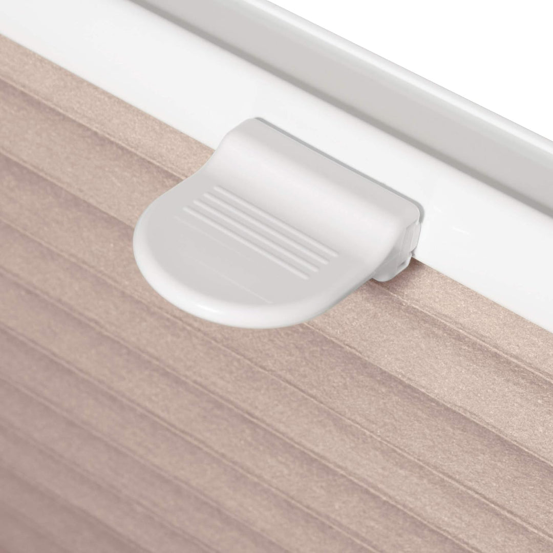 SchattenFreude Waben-Plissee für Fenster | 100% verdunkelnd/Blackout | Mit Klemm-Haltern | Klemmfix