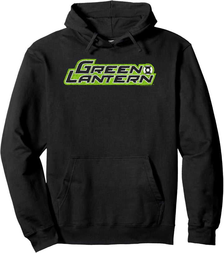 Green Lantern Scribble Title Pullover Hoodie