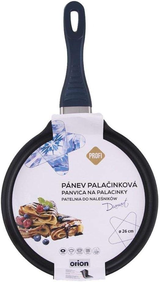 ORION Pfanne DIAMANT | Ø 26 cm | Bratpfanne für Pfannkuchen, Pancakes Crepespfanne Pfannkuchenpfanne