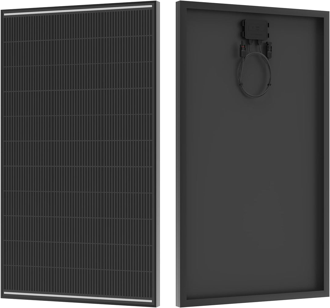 Solarpanel 200W, 12V PV Modul, SMBB Technologie, Hohe Effizienz Monocrystalline Solarmodul, Full Bla