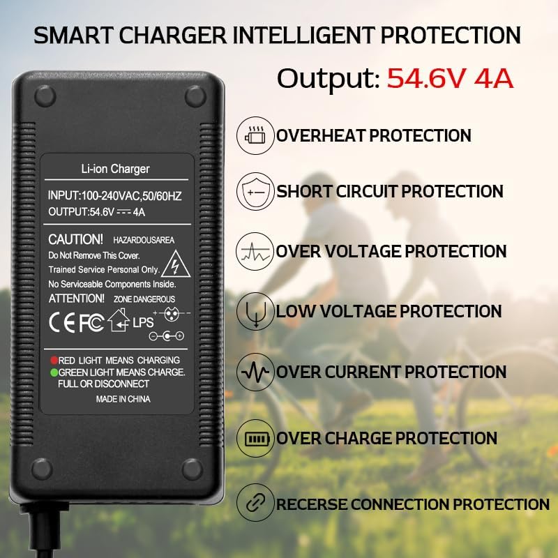 Yasco Li-ion akku Ladegerät Mehrere Stecker Für Elektrofahrrad Roller E-Bike Boot Motorrad Xiaomi Ak