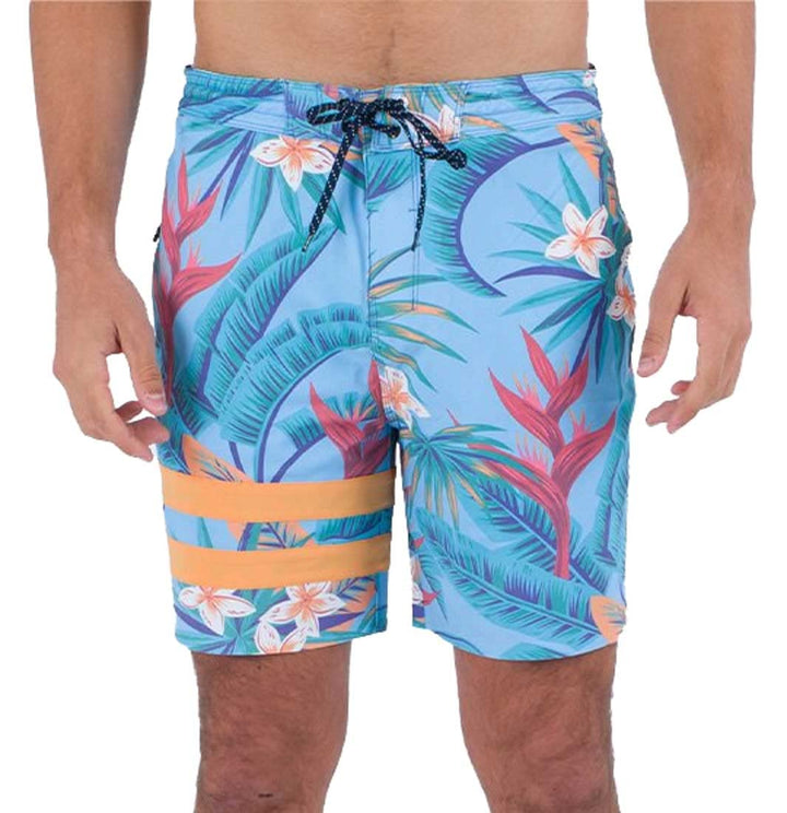 Hurley Herren Phntm Blck Prty Rngd 18 Badeshorts für Herren 30 Blue Dream, 30 Blue Dream
