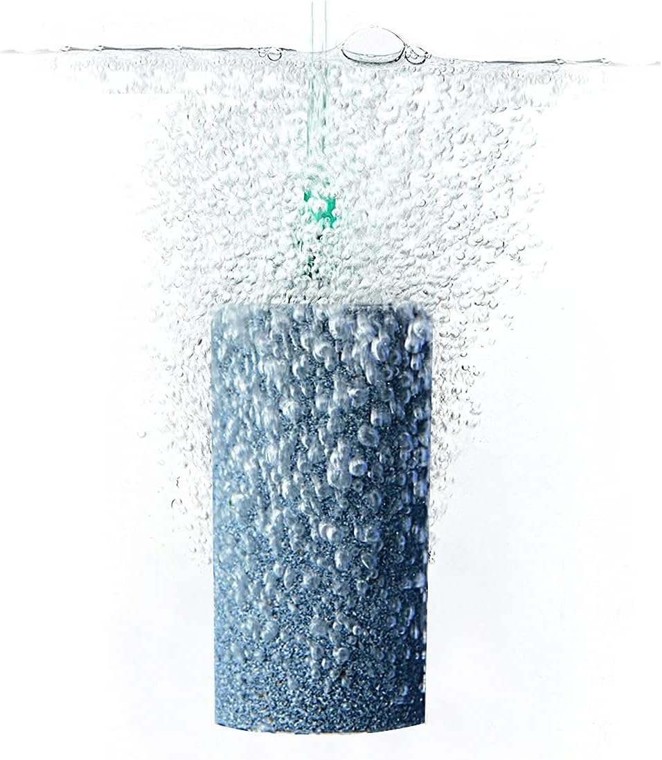 Pawfly 2 PCS grosser Luftstein-Zylinder 10 cm, Luftblasen-Diffusor für Teich und Aquarium Fischbecke
