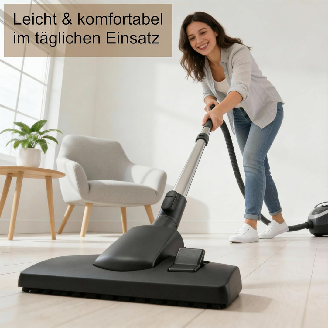 DeClean Bodendüse Bürste kompatibel mit Miele Staubsauger C1, C2, C3, Complete, Compact, Classic, S8