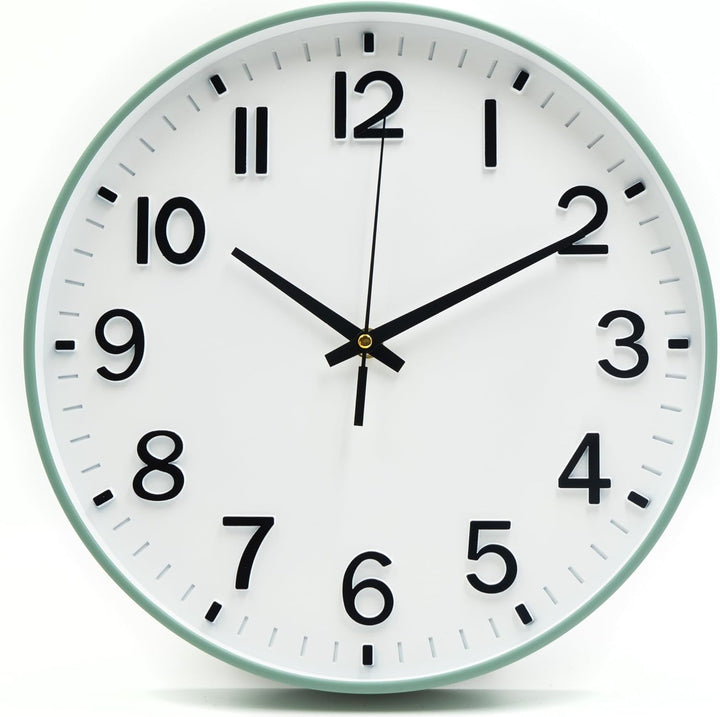 HZDHCLH 30cm Lautlos Wanduhr Schleichende Sekunde mit Arabisch Ziffer ohne Ticken für Dekoration Woh