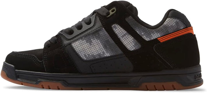 DC Shoes Herren Stag Sneaker 38 EU Black Orange, 38 EU Black Orange