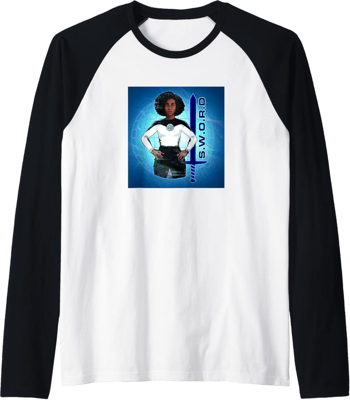 Marvel WandaVision Monica Rambeau Agent Of S.W.O.R.D. Poster Raglan