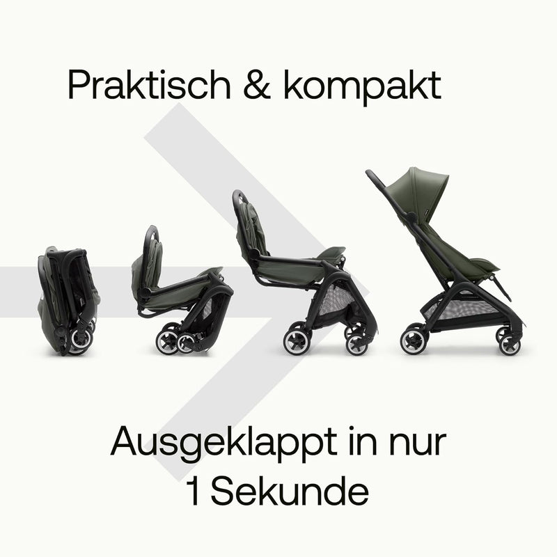 Bugaboo Butterfly ultrakompakter Reise-Kinderwagen, klein & leicht, einhändig faltbar und einfach zu