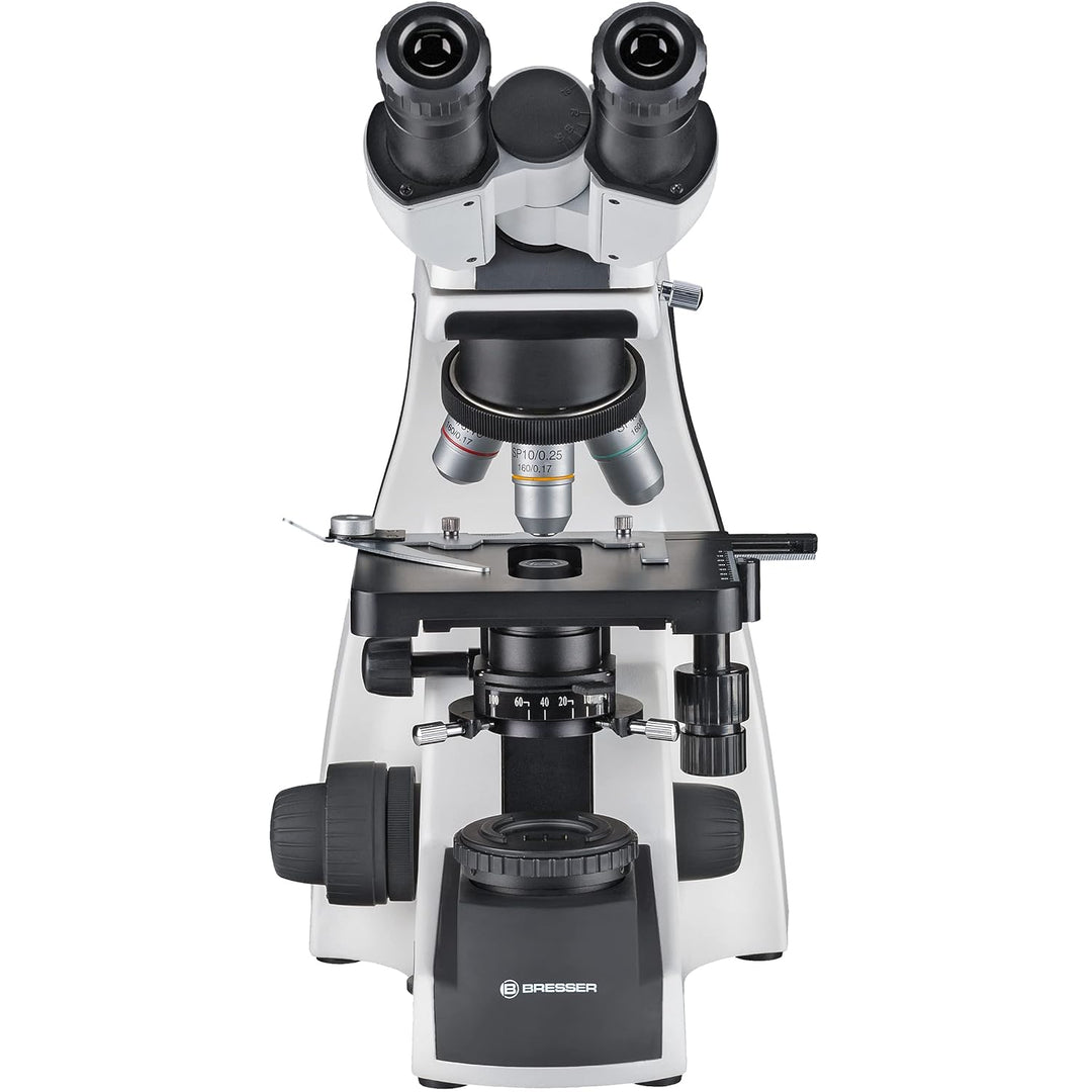 Bresser binokulares Durchlicht Mikroskop Science TFM-201 Bino 40-1000x Vergrösserung, mit Köhlersche