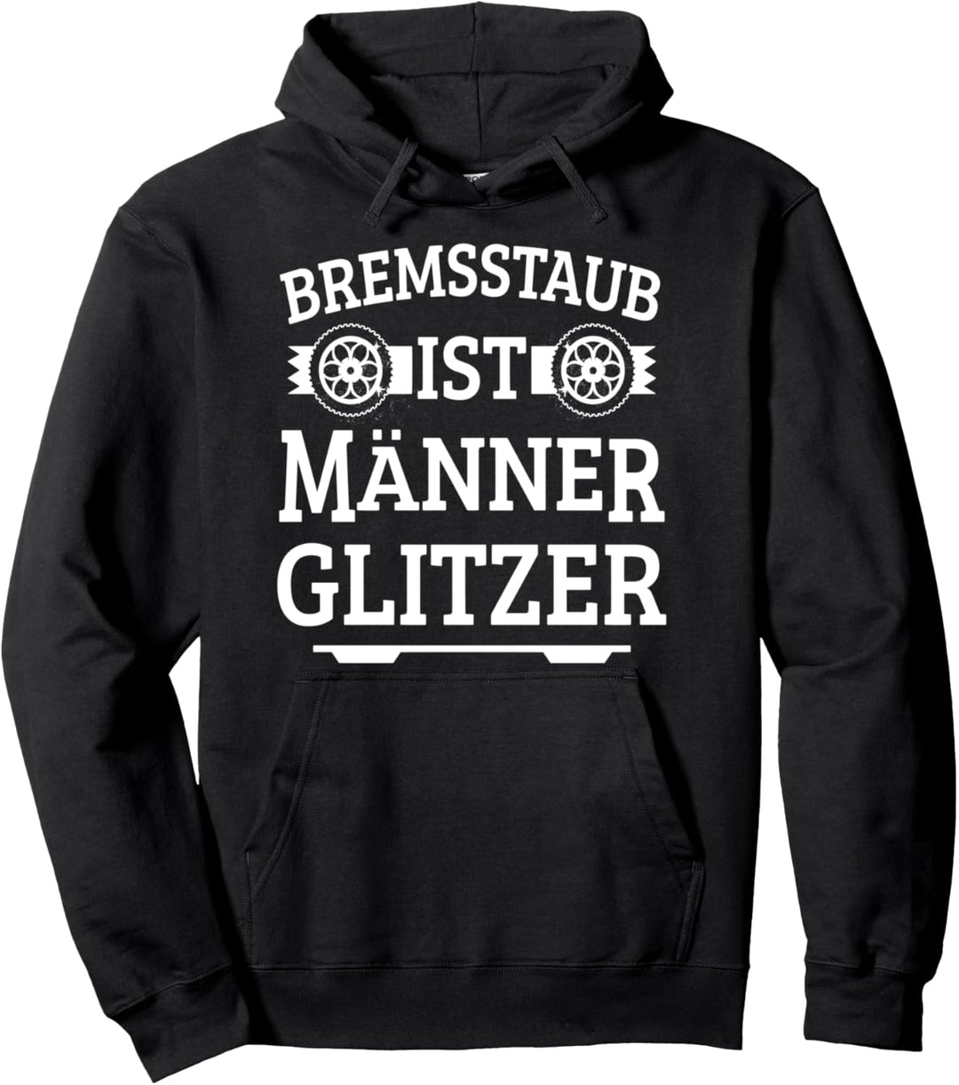 KFZ Mechaniker Bremsstaub Ist Männer Glitzer Werkstatt Auto Pullover Hoodie