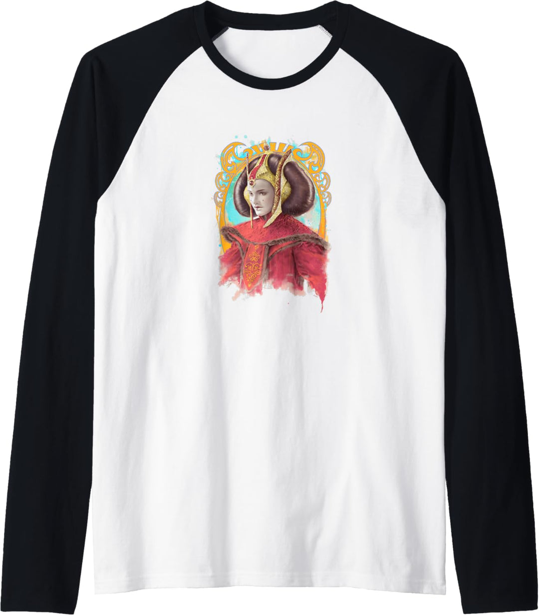 Star Wars Padme Amidala Regal Portrait Raglan