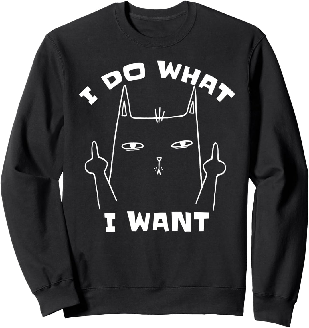 Ich mache was ich will - ich liebe Kitty Cat Lover Sweatshirt