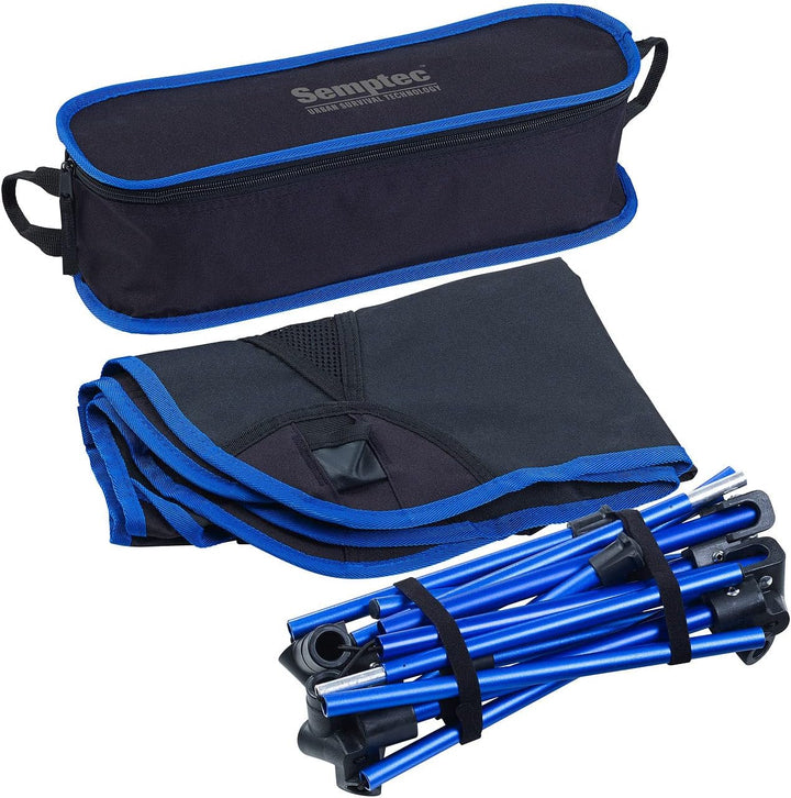 Semptec Urban Survival Technology Klappstuhl: Klappbarer Campingstuhl, 2 Sitzhöhen, Tasche, extra-le
