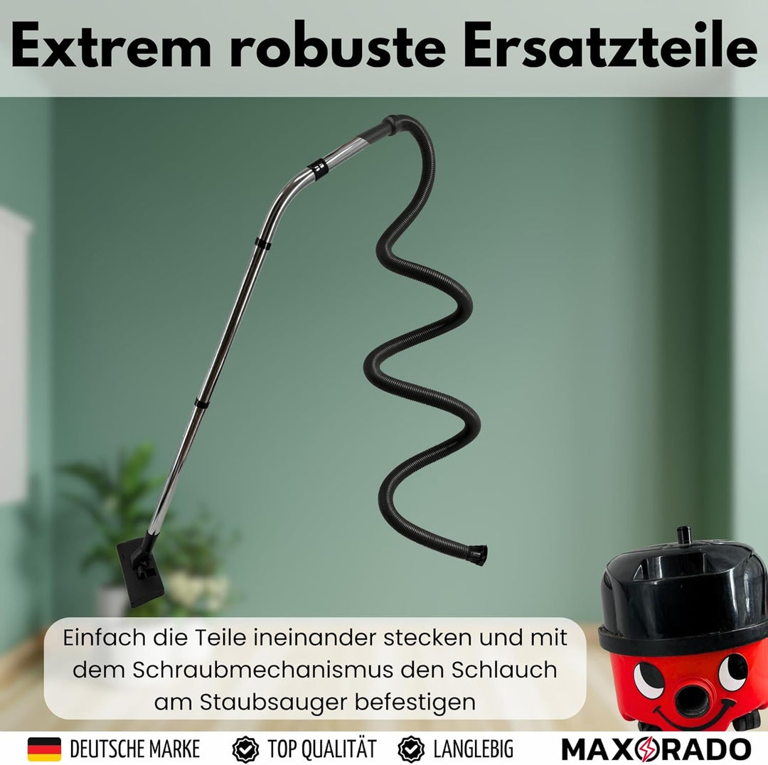 Bodendüse + Schlauch + Staubsaugerrohr Ersatzteile Set für Numatic Henry Hetty James Basil David Edw