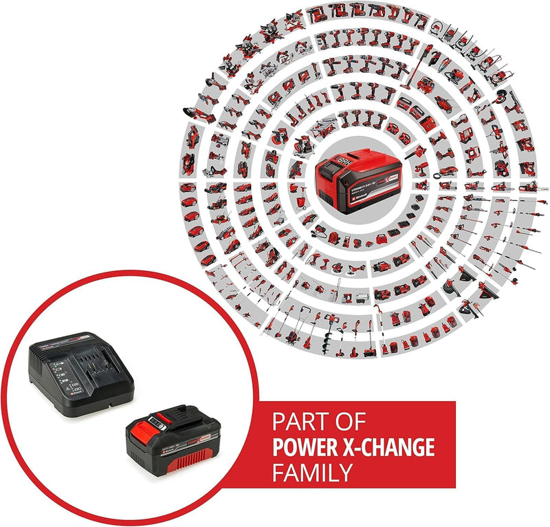 Original Einhell Starter Kit 4,0 Ah Akku und Ladegerät Power X-Change (Li-Ion, 18 V, 75 min Ladezeit