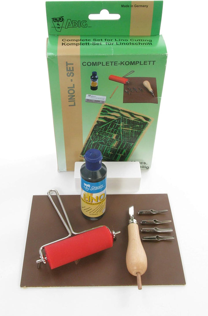 CREATIVE NEU Abig Linol-Set Complete Format A5. 10-teilig