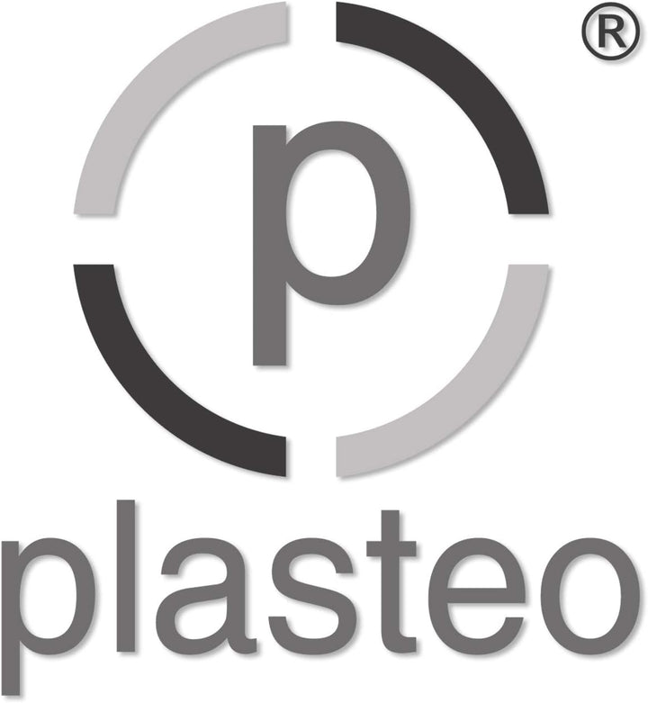 plasteo® 4 x 10L Getränke- Wasserkanister Natur DIN 45 | BPA Frei | Lebensmittelecht | Hergestellt i