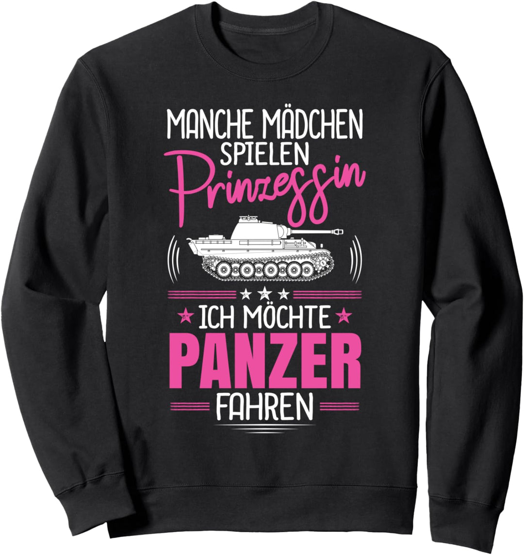 Panzerfahrer Ich Möchte Panzer Fahren Panzer Sweatshirt