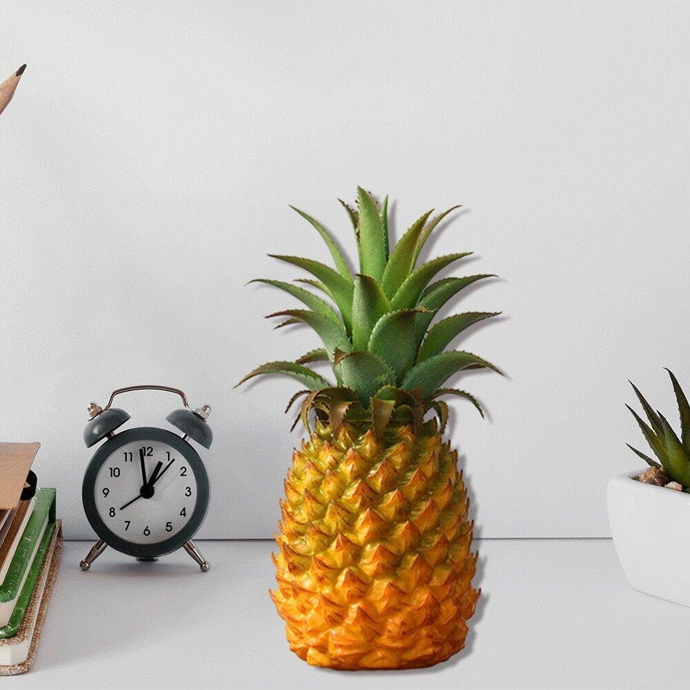 Plastik Ananas Ornament Künstliche Früchte Dekor Lebensee Ananas Spielzeug Hawaiian Obst Dekoration