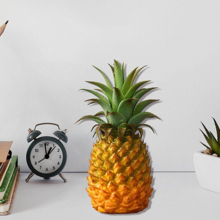 Plastik Ananas Ornament Künstliche Früchte Dekor Lebensee Ananas Spielzeug Hawaiian Obst Dekoration