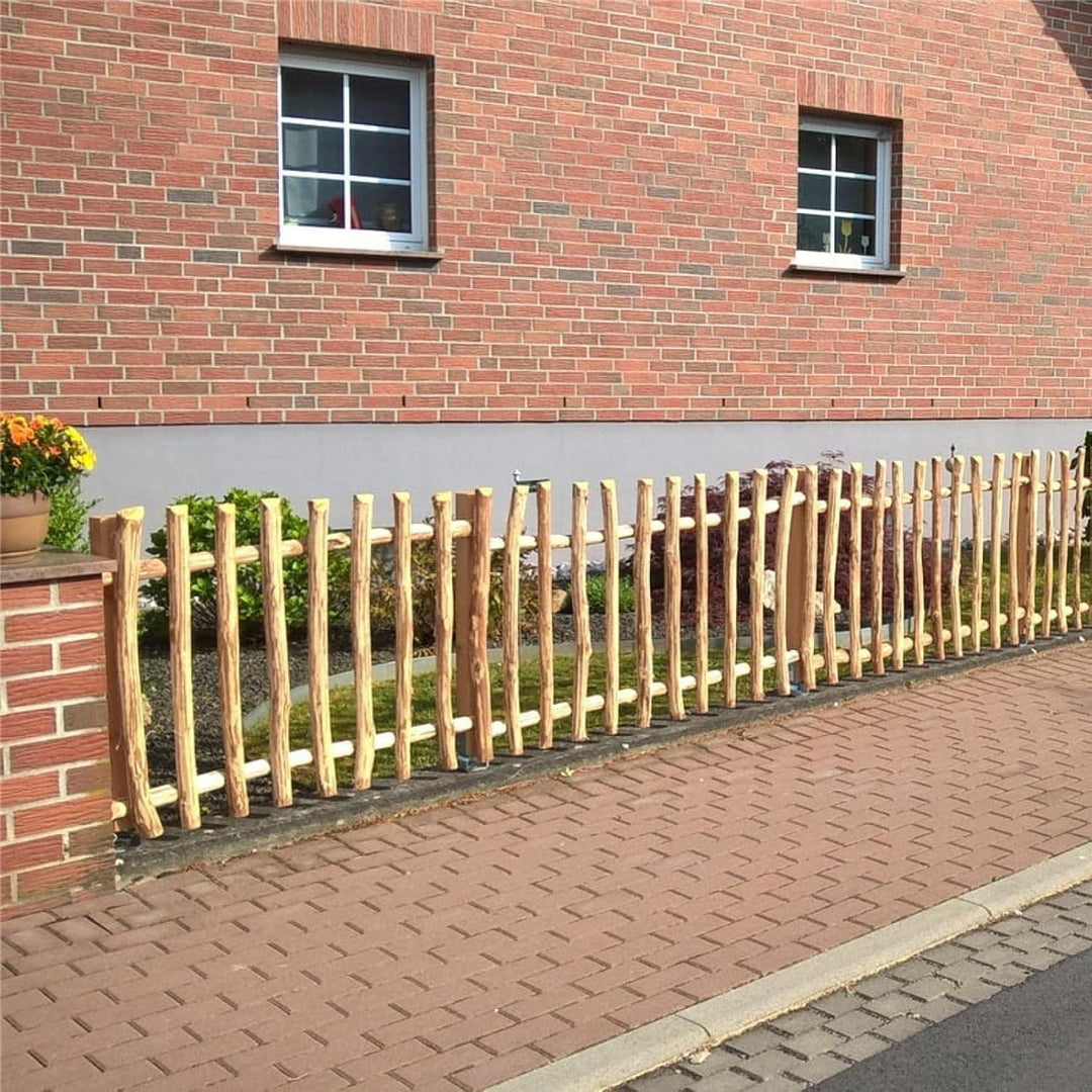 BooGardi Zaunelement Haselnuss · 144 Grössen · 60 x 90 cm (3-4 cm) · Staketenzaun Bausatz für Latten