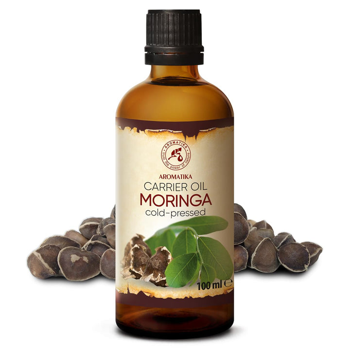 Moringa Öl 100 ml - Moringa Oleifera - Moringa Samen Öl - Kaltgepresst - Trägeröl - Pflegeöl - Morin