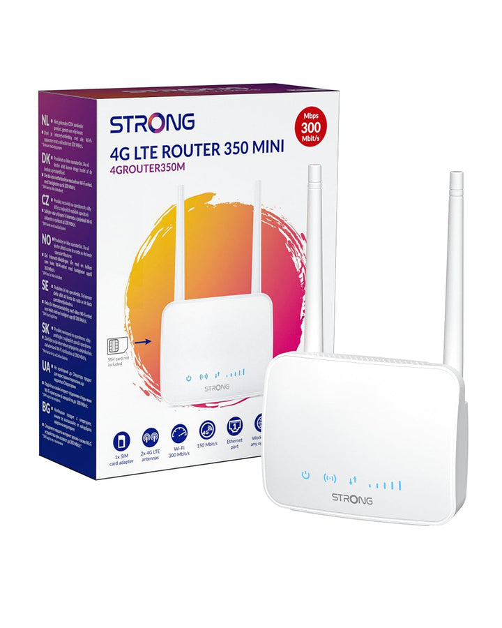 STRONG 4G-LTE-Router 350M - Mobilfunk-Router für stabile Hochgeschwindigkeits-Internetverbindung im