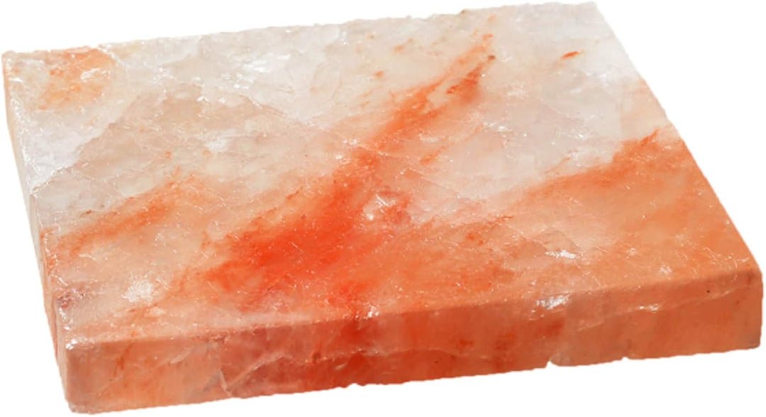 1 Salzstein (im fertigen Geschenkkarton) BBQ Salzplatte zum Grillen (2.2kg) 20x20x2,5cm; Salzhändler