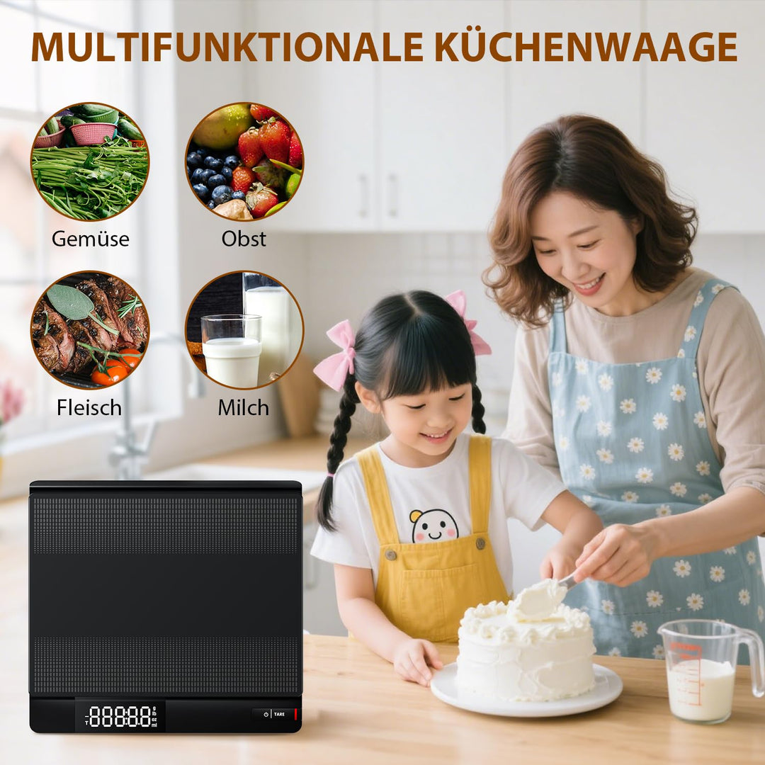 UNIWEIGH Postwaage 15kg/33lb,Küchenwaage mit 0.1 oz Genauigkeit,Digitale Lebensmittelwaage Gewicht G