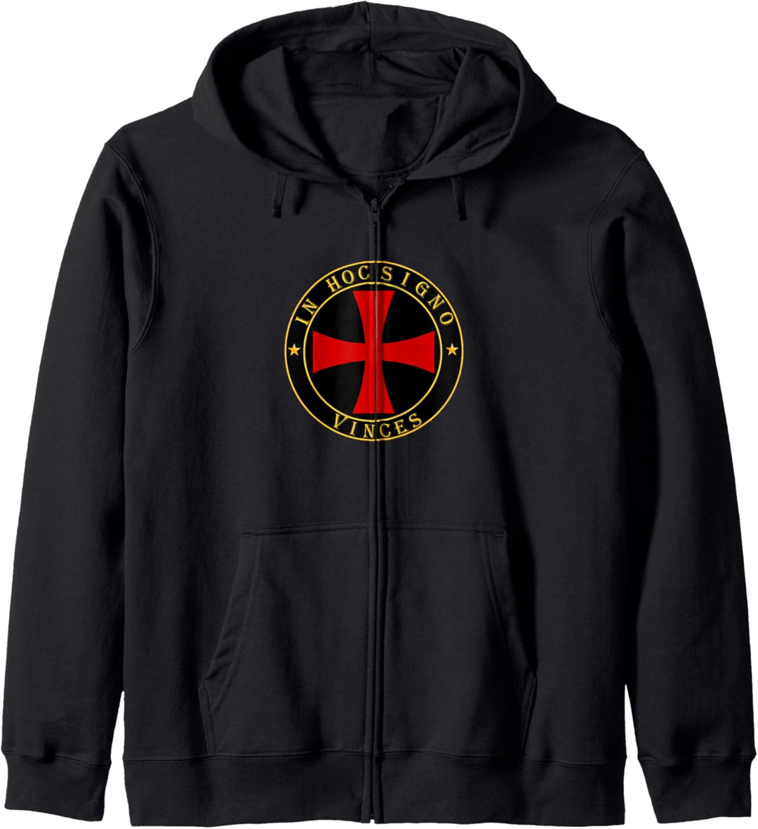 Ritter Tempelkreuz In hoc signo vinces tempelkreuzritter Kapuzenjacke