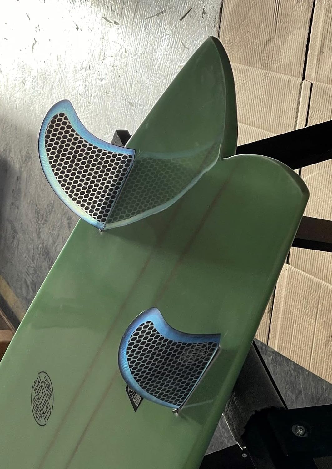 Light Keel Twin Fins Honeycomb Glasfiber Futures