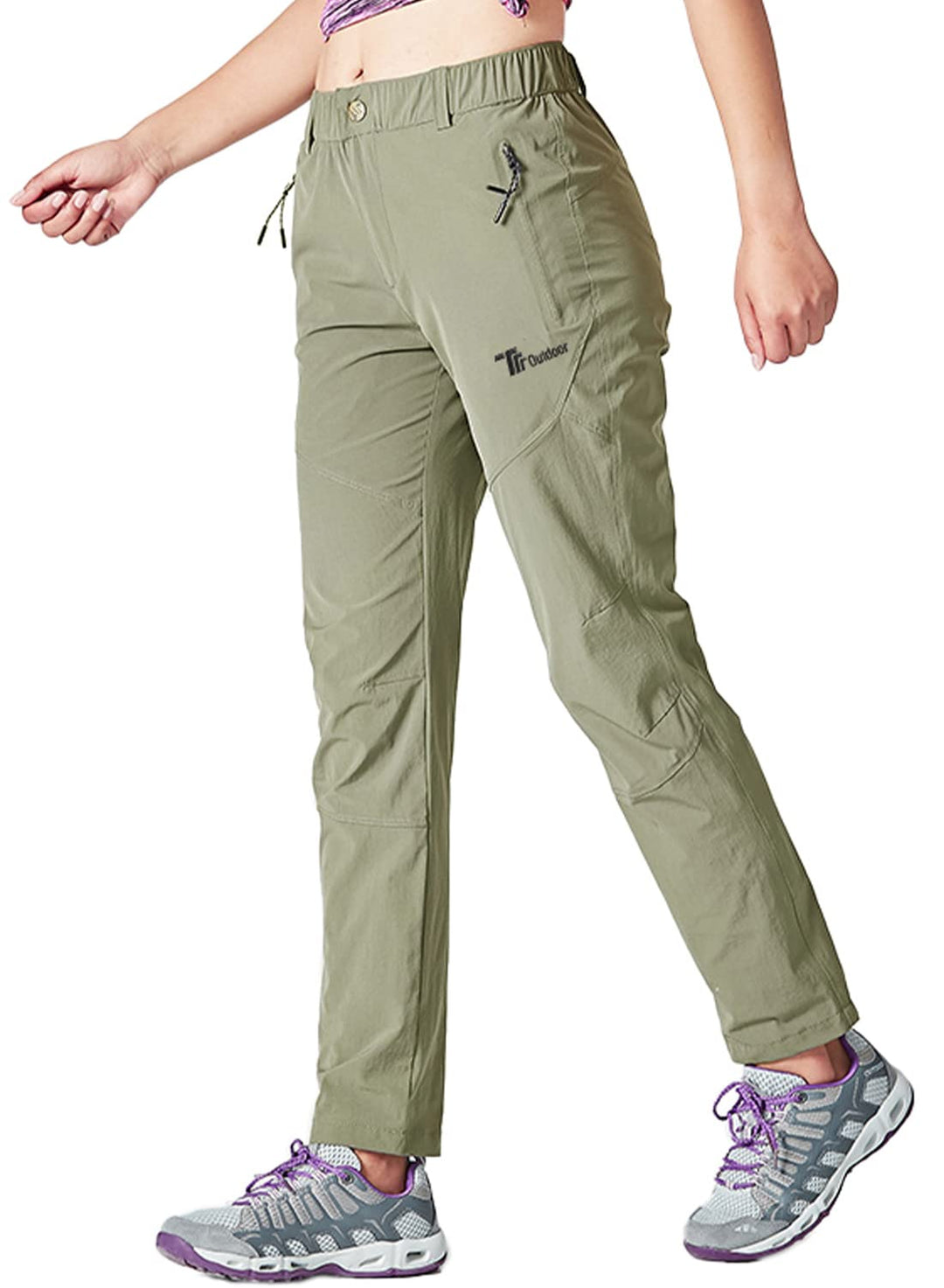 YSENTO Damen Wanderhose Outdoorhose Wasserdicht Schnelltrockend Stretch Trekkinghose Funktionshose m