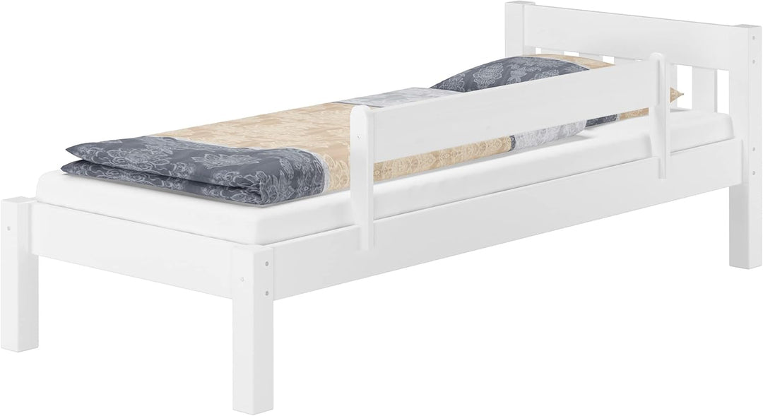 Erst-Holz Kindersicherung zum Aufstecken auf den Bettrahmen Massive Kiefer oder weiss V-60.Kisi-B25,