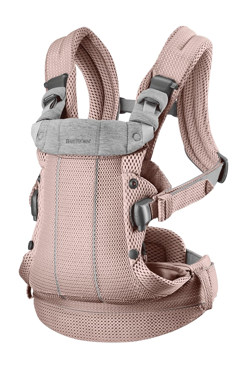 BabyBjörn Babytrage Harmony, 3D-Netzstoff, Altrosa 3D-Netzstoff Altrosa, 3D-Netzstoff Altrosa