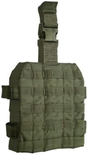 Miltec MOLLE Drop Leg Platform Tactical Leg Panel Gurtband Modulares System Oliv, Oliv