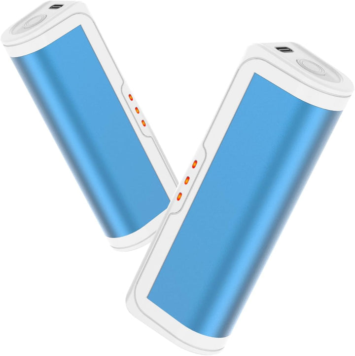 Jonwall Handwärmer Wiederaufladbar 2er-Pack, Tragbare Handwärmer Elektrisch Wiederverwendbare USB Ta