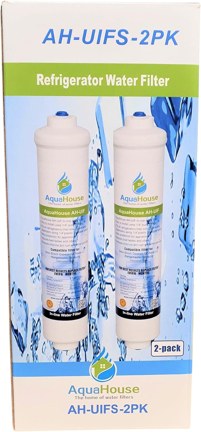 2x Aquahouse UIFS kompatibel Kühlschrank Wasserfilter für Samsung DA29-10105J HAFEX/EXP WSF-100 Aqua