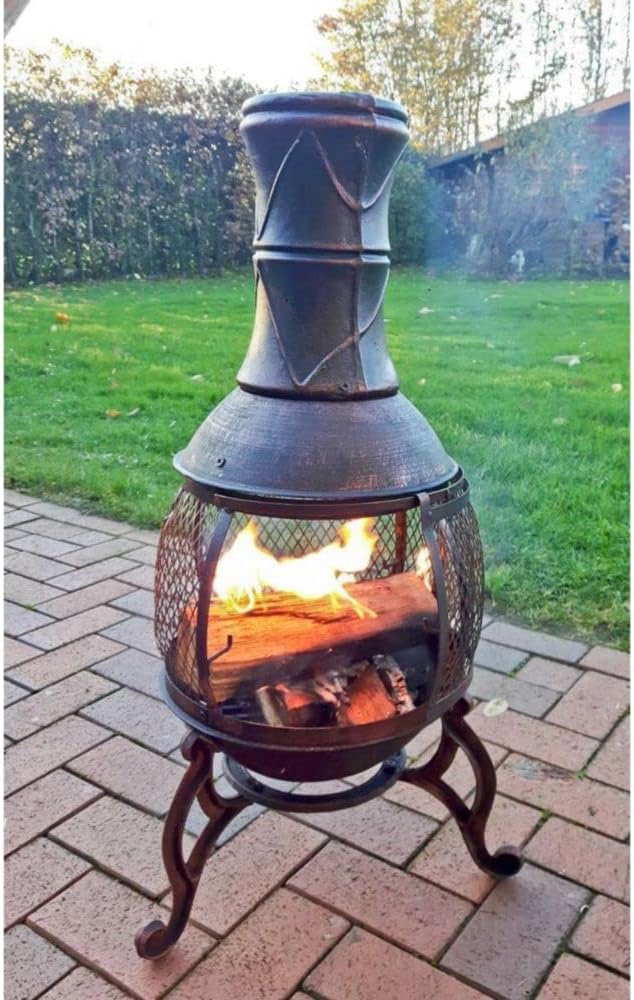 Terrassenofen Terrassenkamin Feuerschale Feuerkorb Gartenkamin Terrassenfeuer