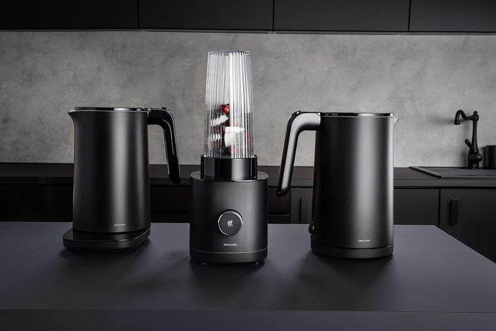 ZWILLING ENFINIGY Wasserkocher Pro mit Temperatureinstellung, Edelstahl-Kalkfilter & Warmhaltefunkti